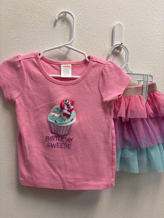 18-24m Gymboree Birthday Sweetie  Outfit