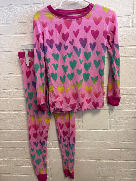 3T Little Sleepies Bright Hearts Bamboo Pajamas