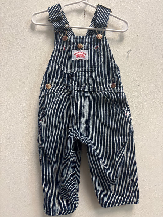 18m Round House Stripe Overalls