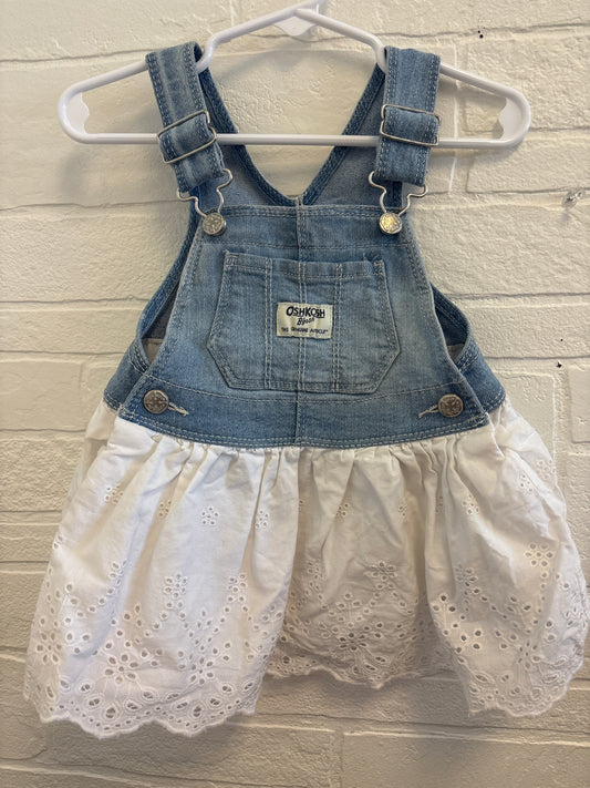 12m Osh Kosh Denim + Eyelet Dress