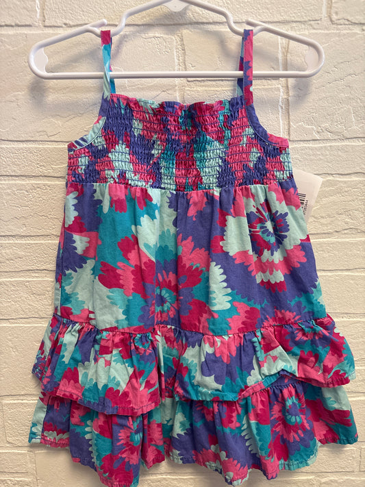 24m Faded Glory Pink/Purple/Blue Floral Dress