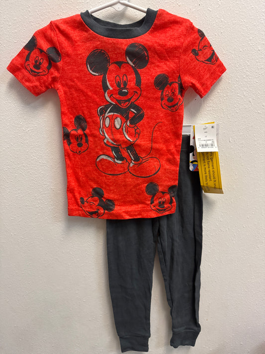3t NWT Mickey Mouse Red Pajamas