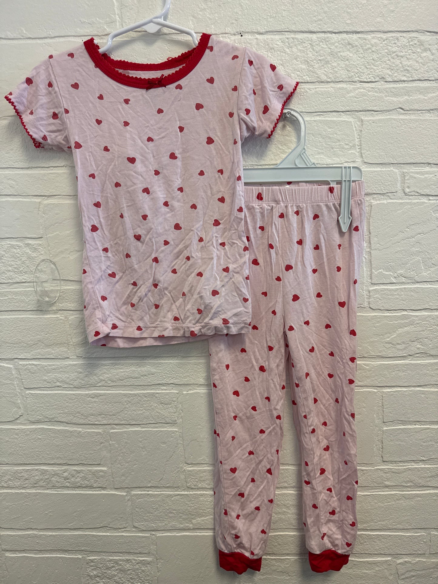 3t Milkberry Bamboo Heart Pajamas