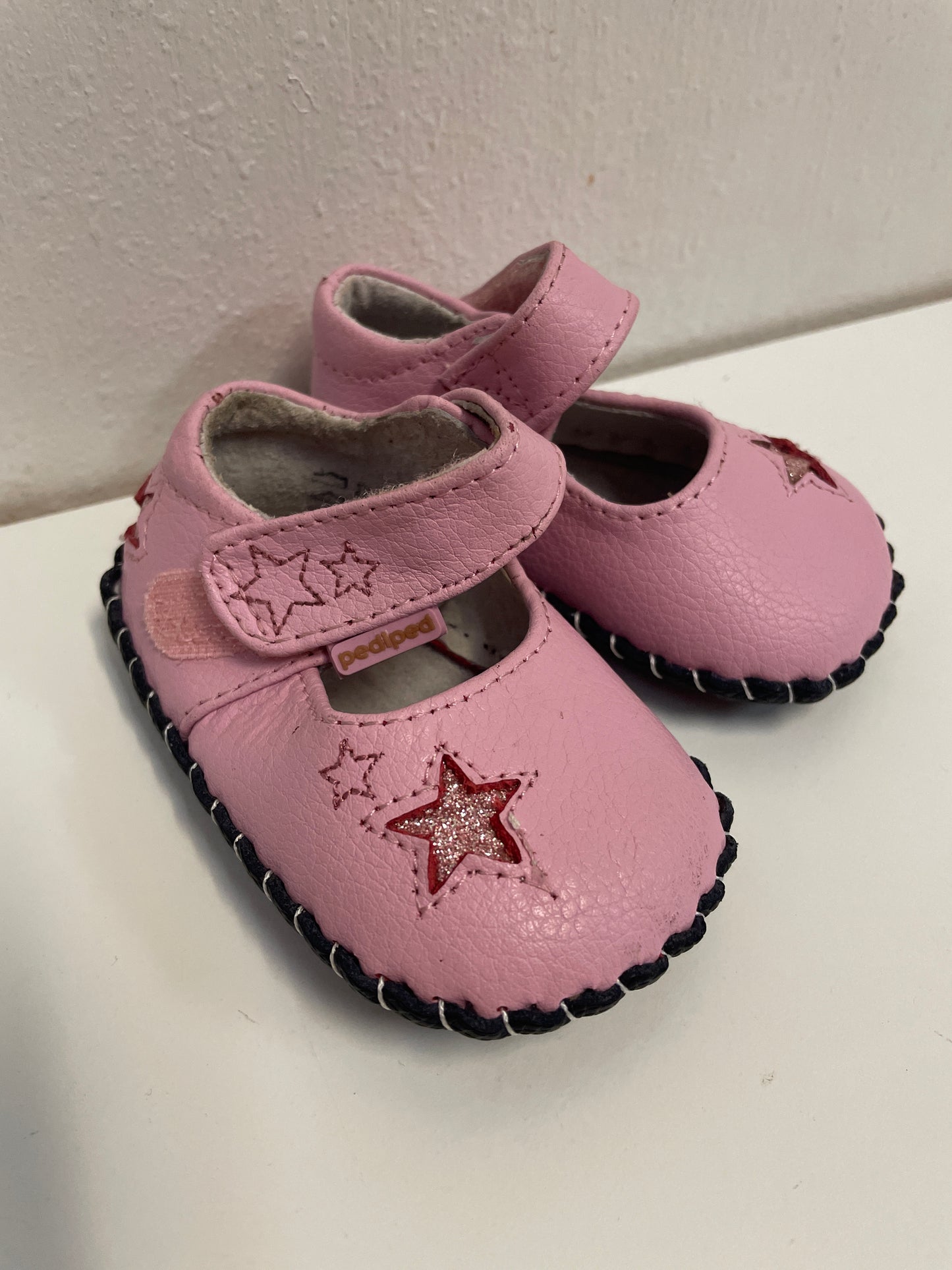 0/6m Pediped Pink Star