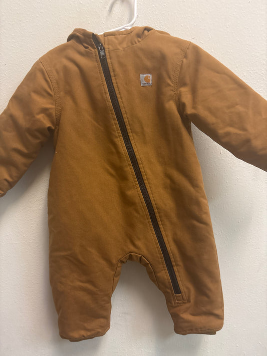 12m Carhartt Duck Brown Snowsuit