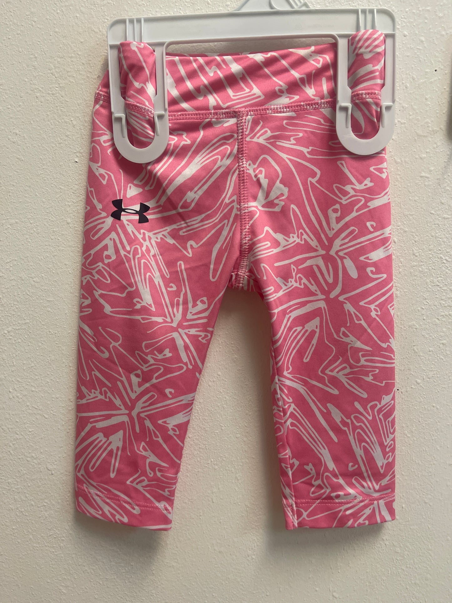 2t Under Armour Pink Print Crop Legging