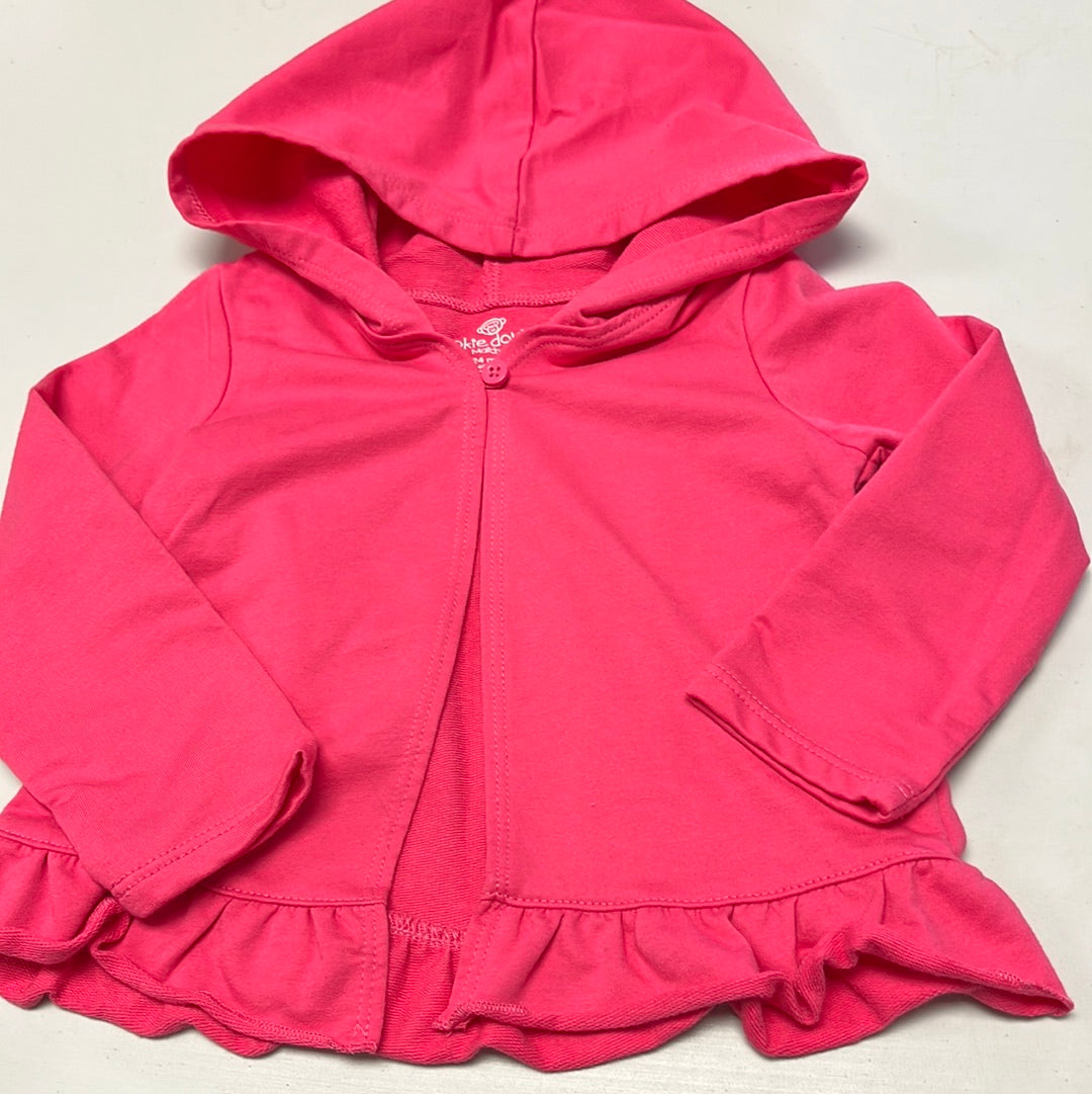 24 New Pink Hoodec Cardigan