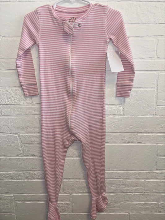 18-24m Pink Striped Pajama Sleeper