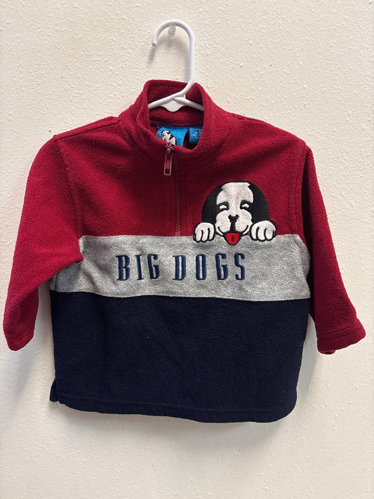 12-18m Vintage Big Dogs Brand Quarter Zip