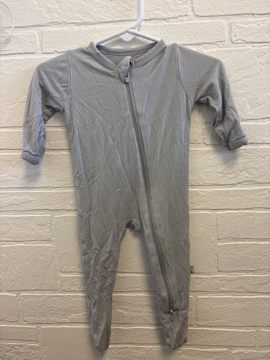 0-3m Kyte Bamboo Gray Pajama Sleeper