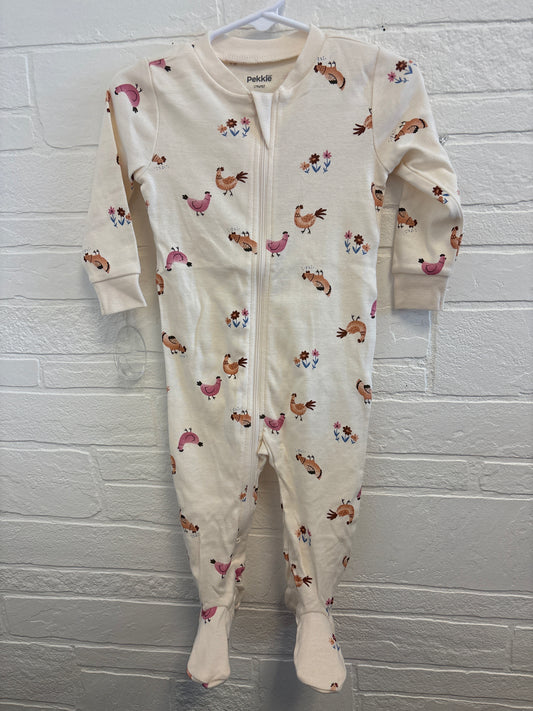 9m New Pekkle Chickens Pajama Sleeper