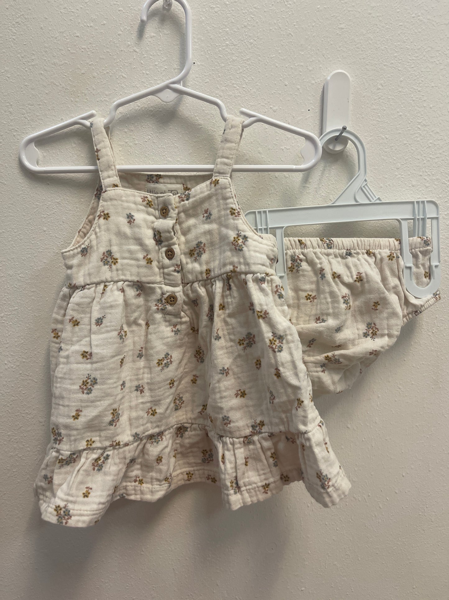 6m Little Planet Floral Dress