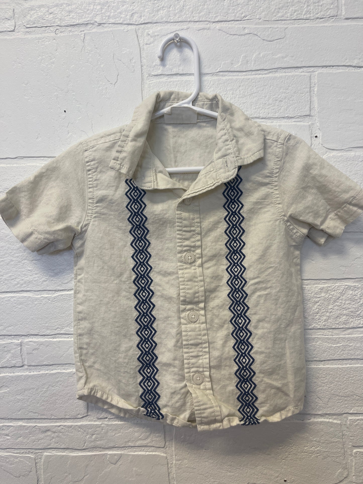 18/24m Crazy 8 Embroidered Button Down