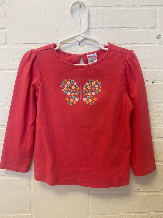 3t Gymboree Floral Butterfly Long Sleeve