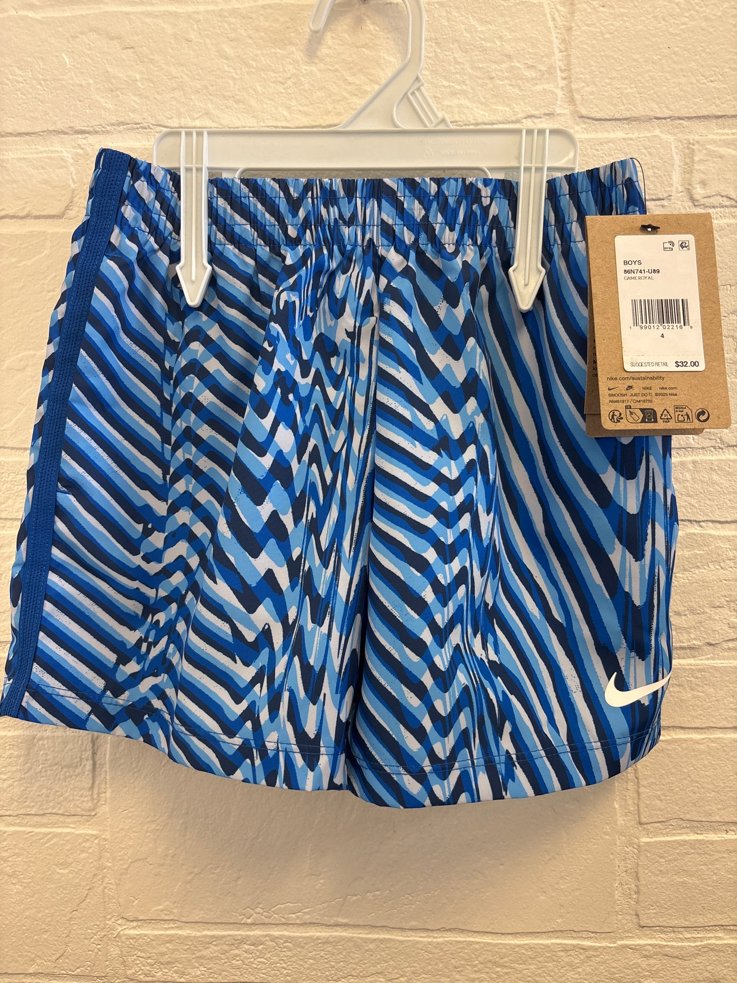 4 New Blue Nike Shorts