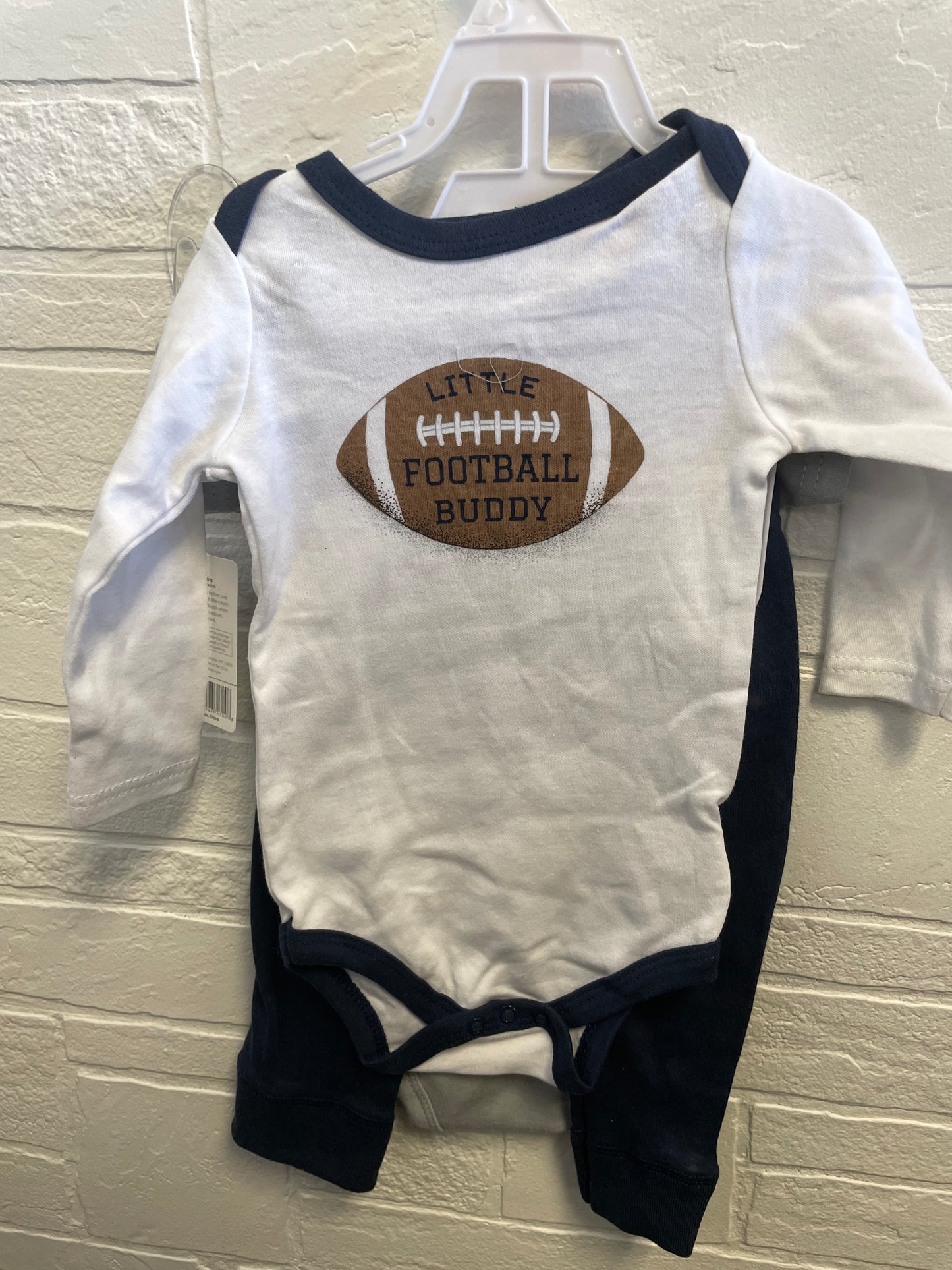 3/6m NWT Football Onesie Set