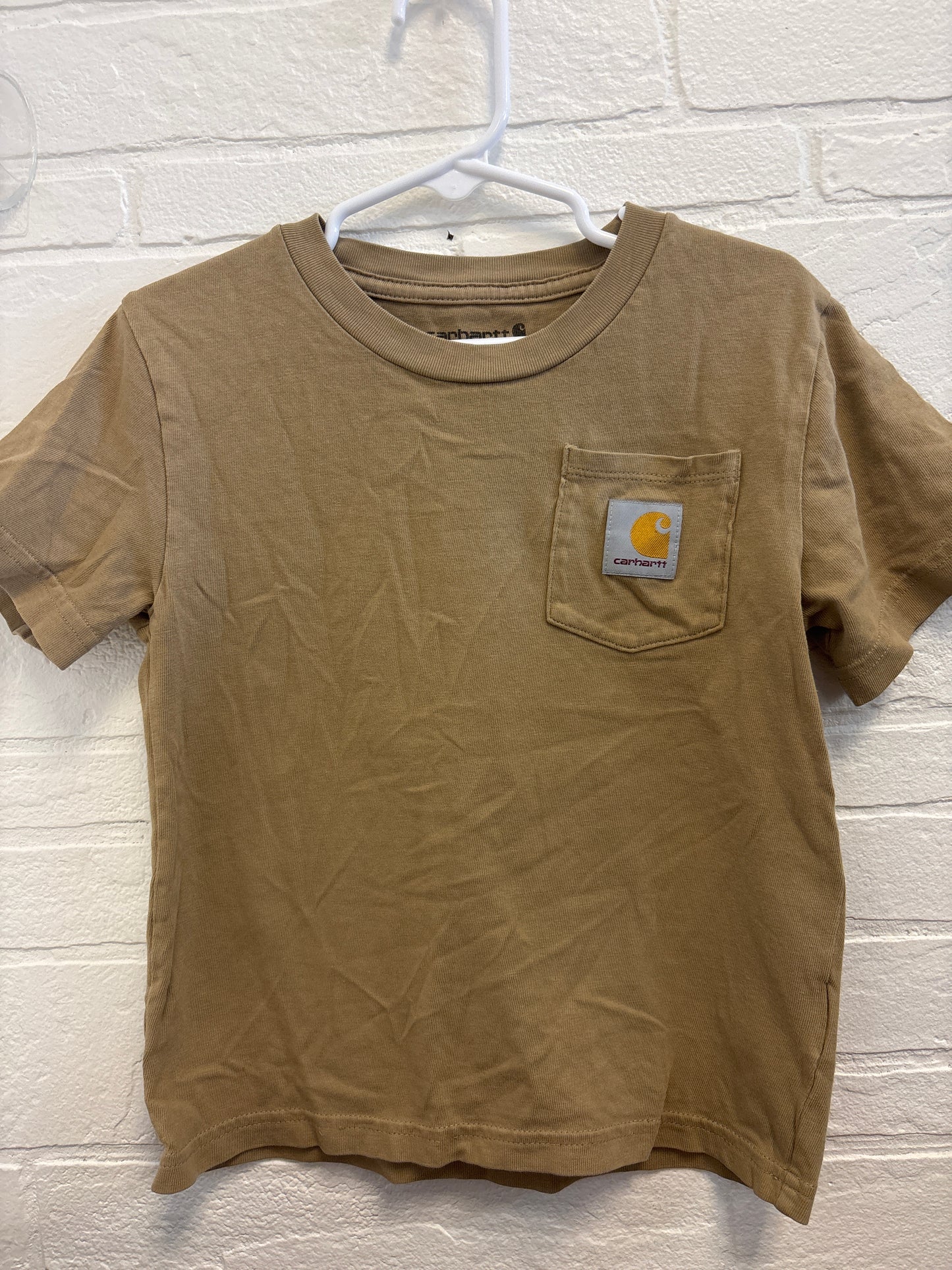4 Tan Carhartt Pocket Tee