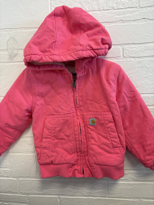 2T Pink Carhartt Coat