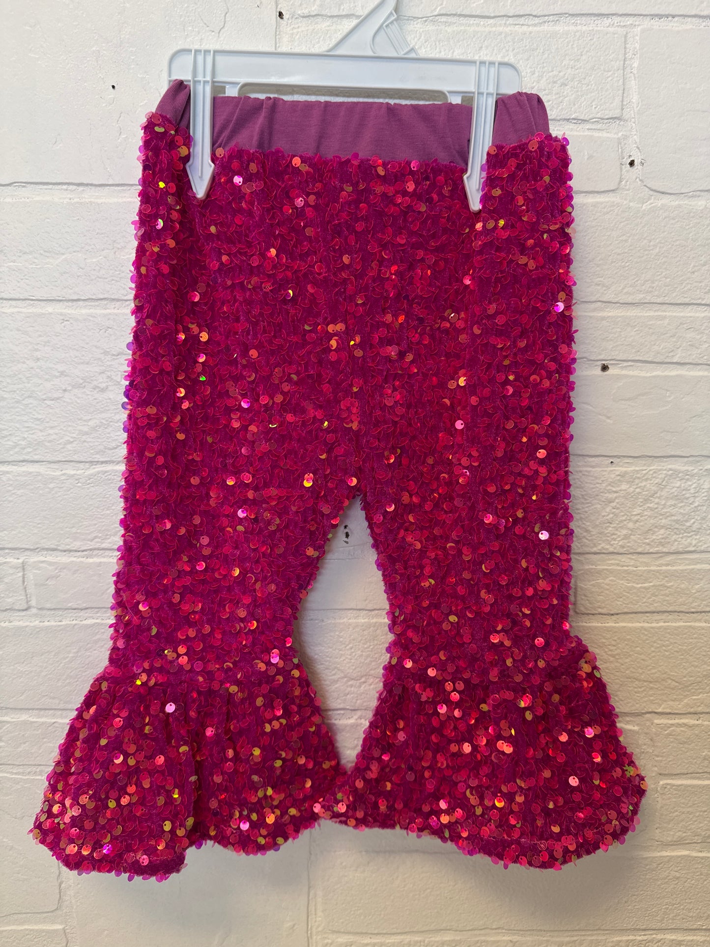 2t Hot Pink Sequin Flares