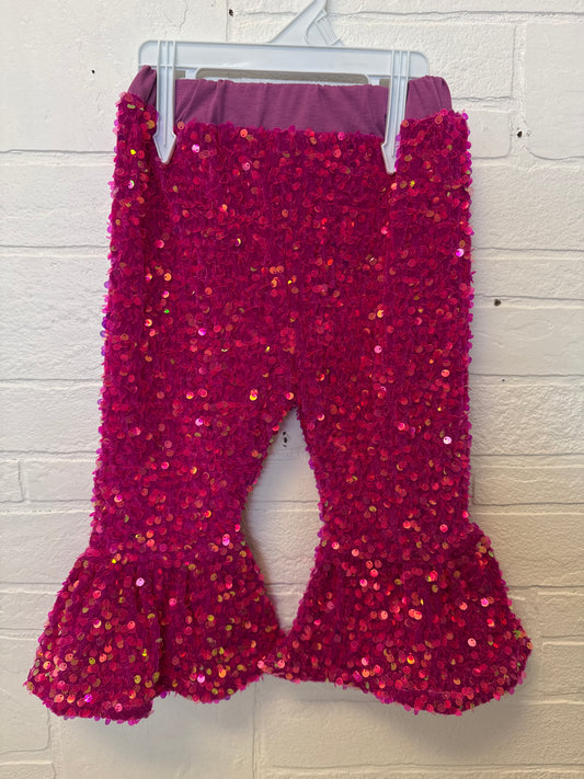 2t Hot Pink Sequin Flares