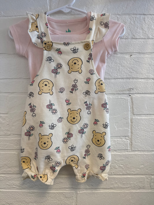 0/3m Winnie The Pooh Flower & Bee Romper