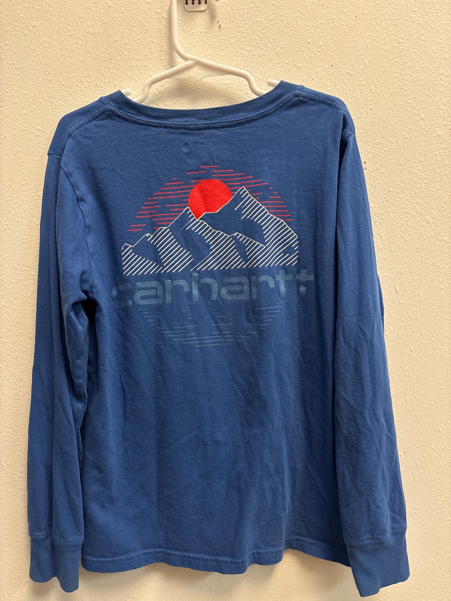 8-10 Carhartt Blue Pocket Tee