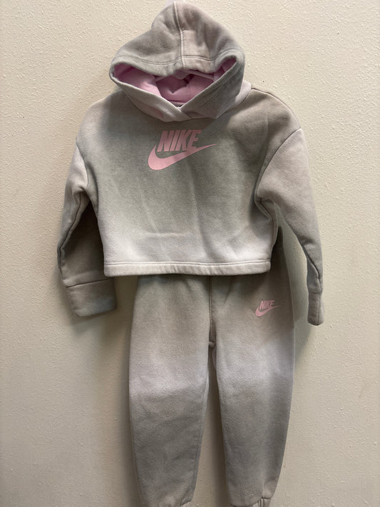 24m Pink Gray Nike Hoodie