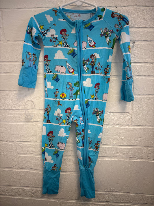 3-6m Little Sleepies Bamboo Toy Story Pajamas