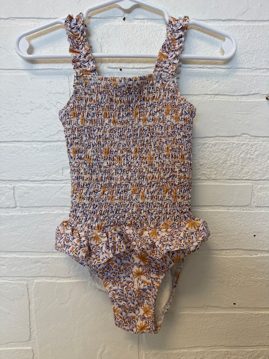 2-3 Zara Ruched Flower Bathingsuit
