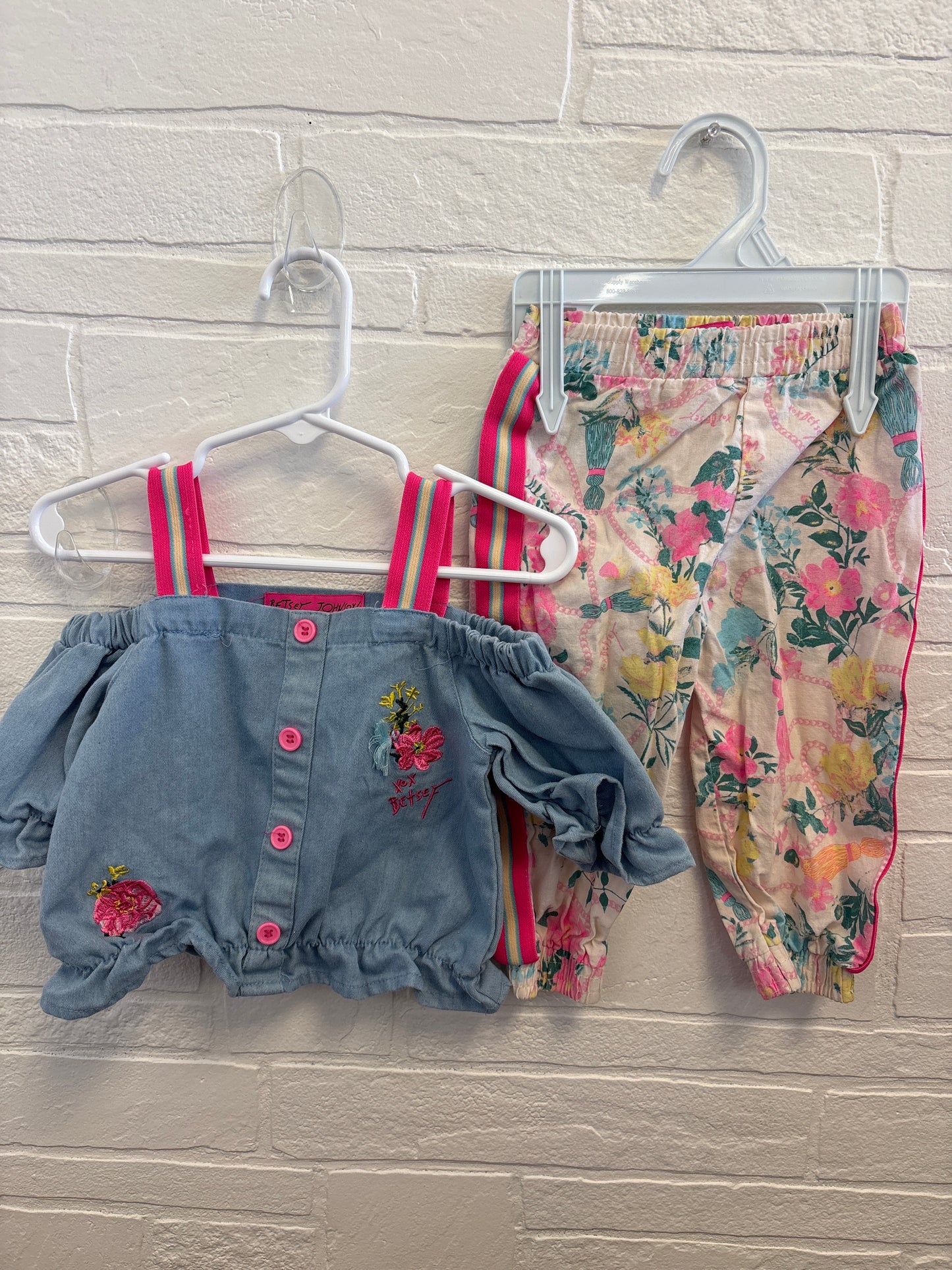 12m Betsey Johnson Floral Outfit