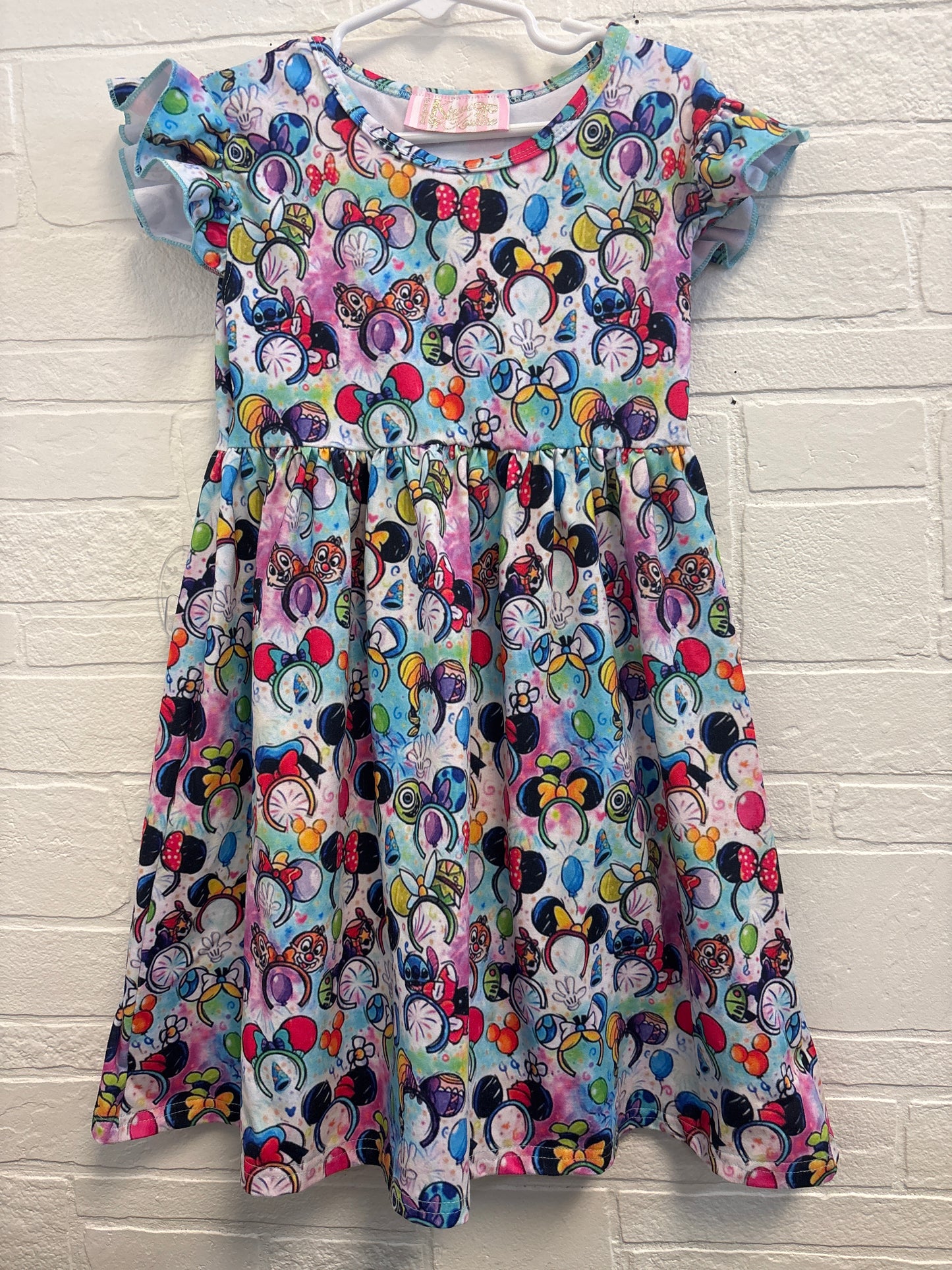 5-6 Disney Ears Twirl Dress