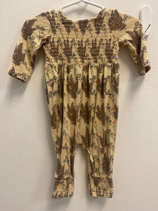 3/6m Kate Quinn Feather Smocked Romper