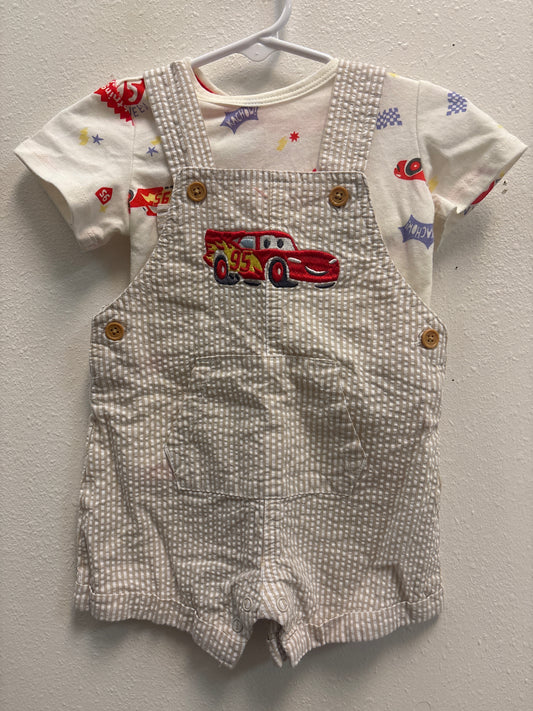 3-6m Cars Short Outfit