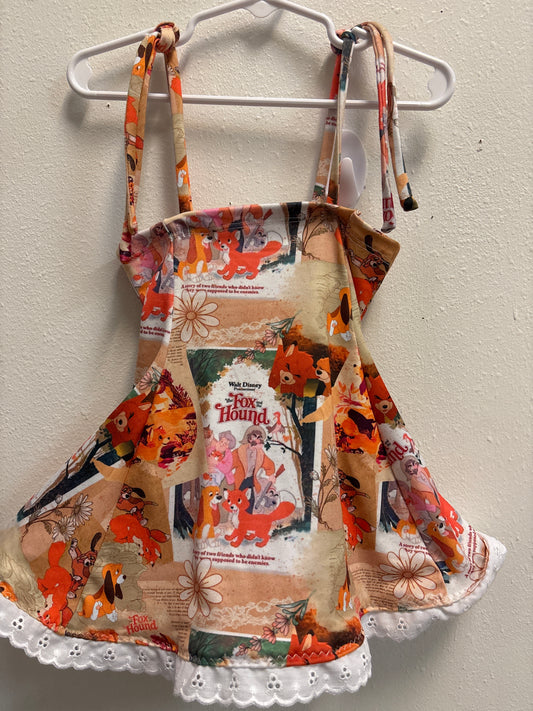 12-18m Custom Fox and the Hound Dress