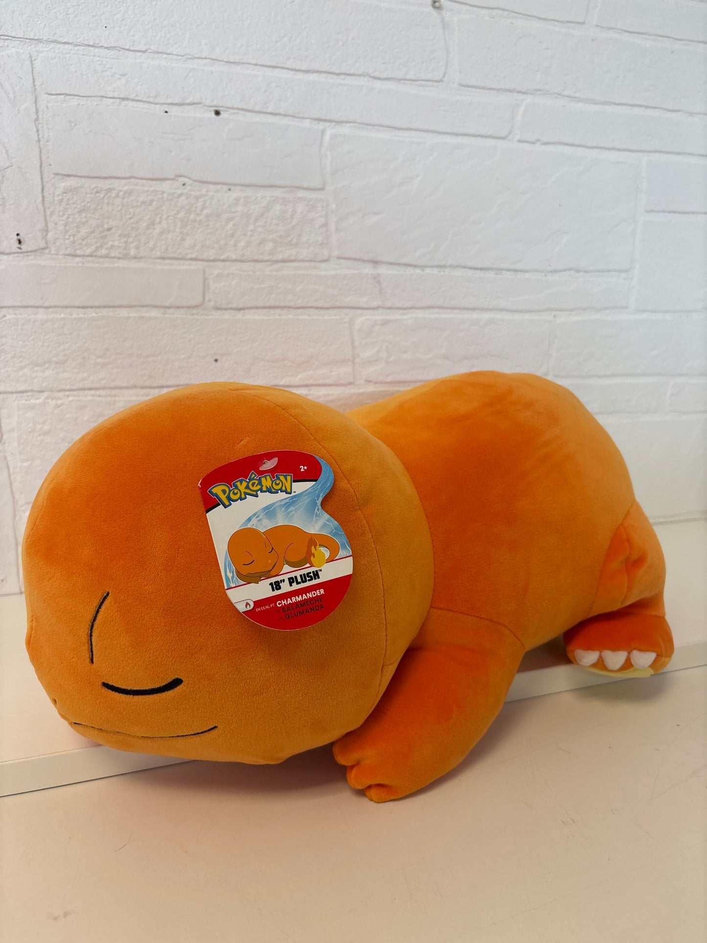 New Pokémon Sleeping Charmader 18 inch