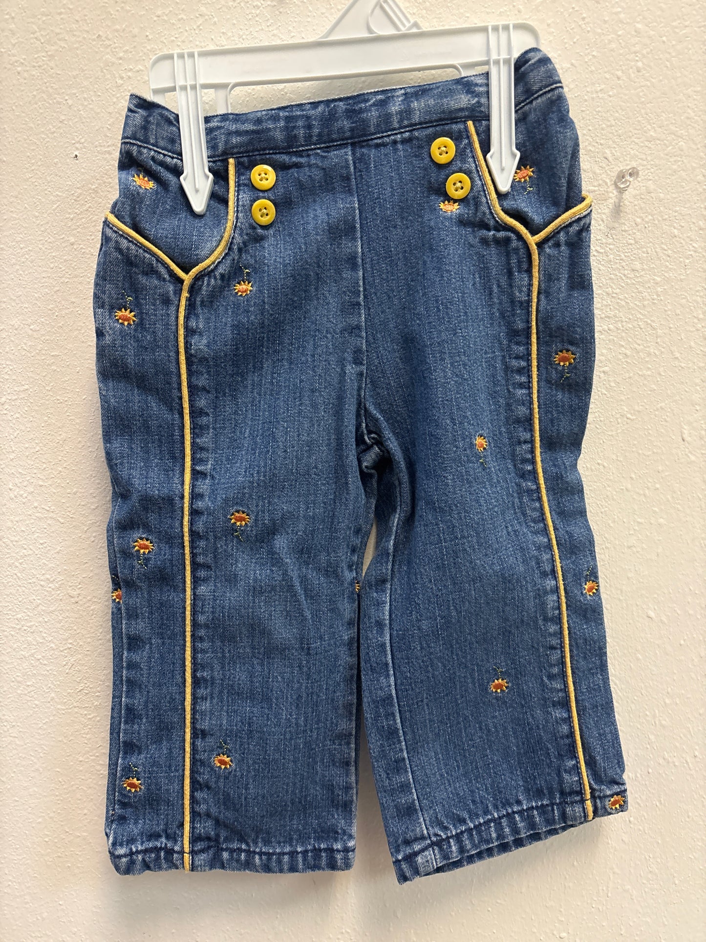 18-24m Y2K Gymboree Sunflower Jeans