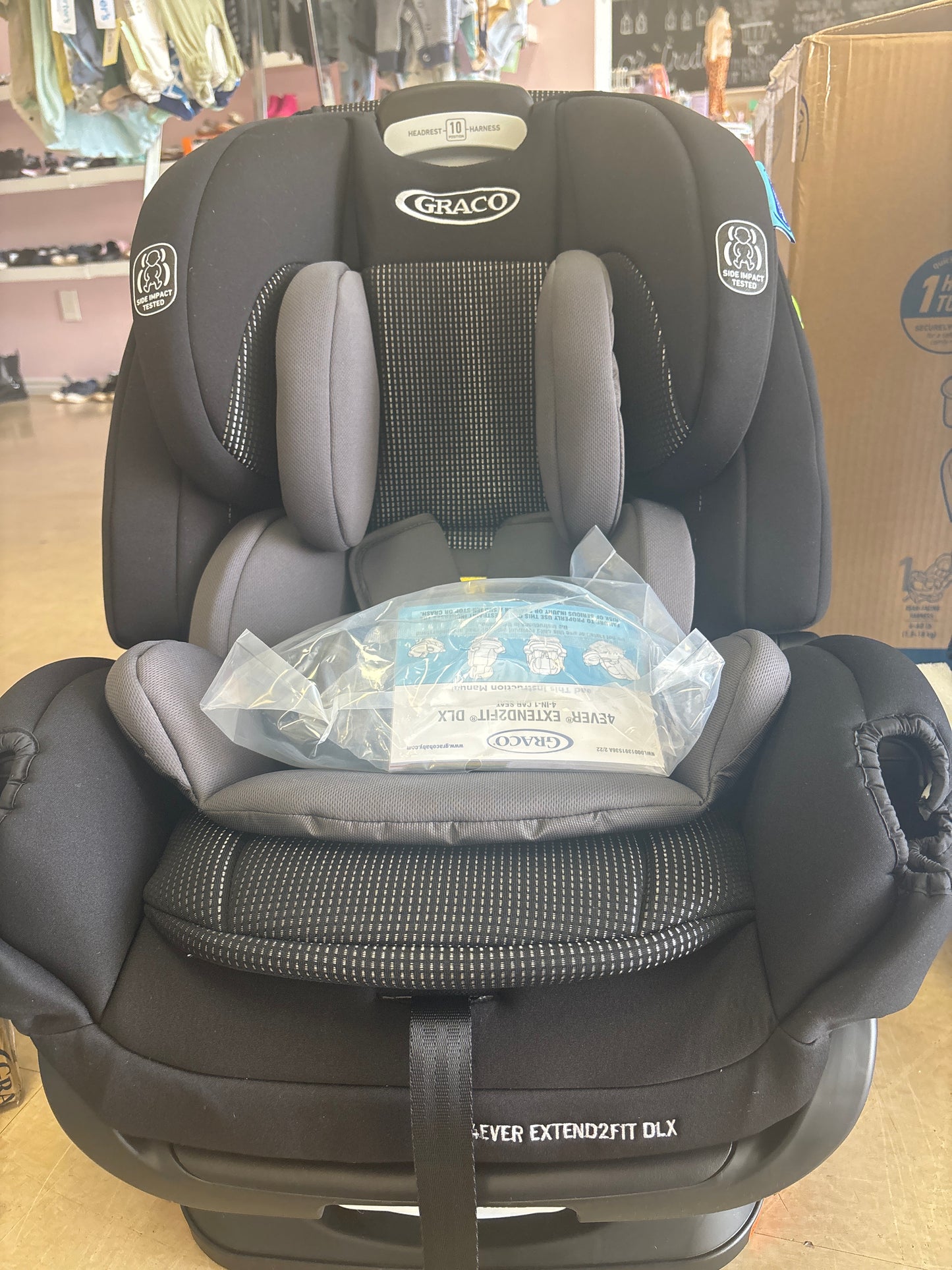 New Graco 4Ever Extend2Fit 4 in 1 Car Seat