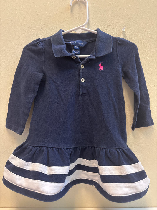 12m Ralph Lauren Navy Dress