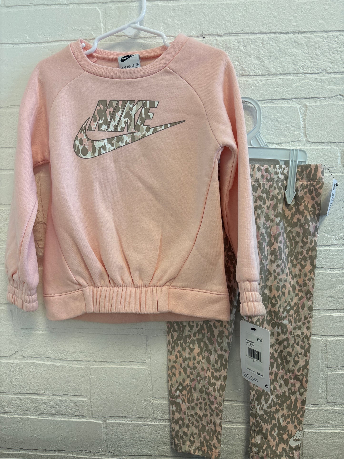 3T New Nike Pink Leopard Outfit