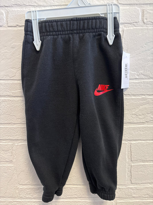 12m Black Nike Cotton Pant Red Symbol