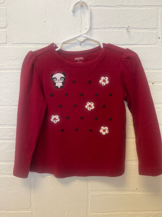 4 Gymboree Panda Long Sleeve