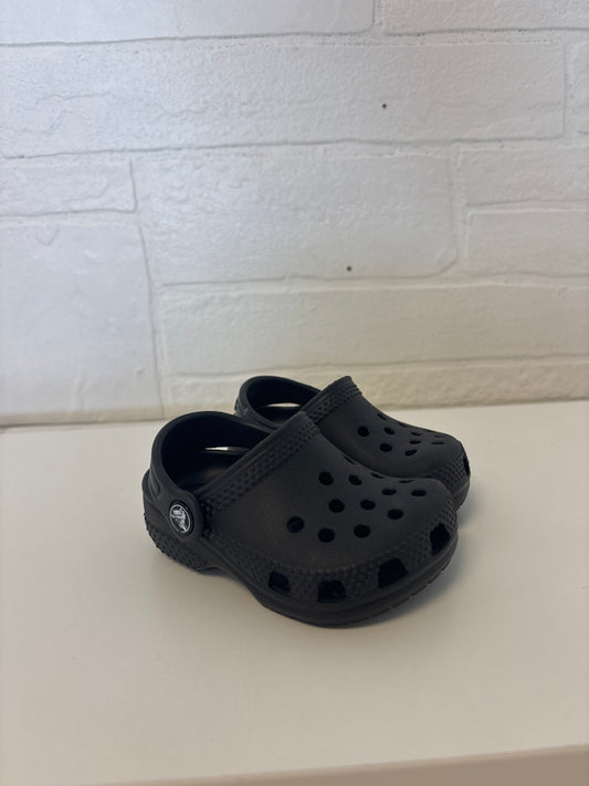 Size 2-3 Infant Black Crocs