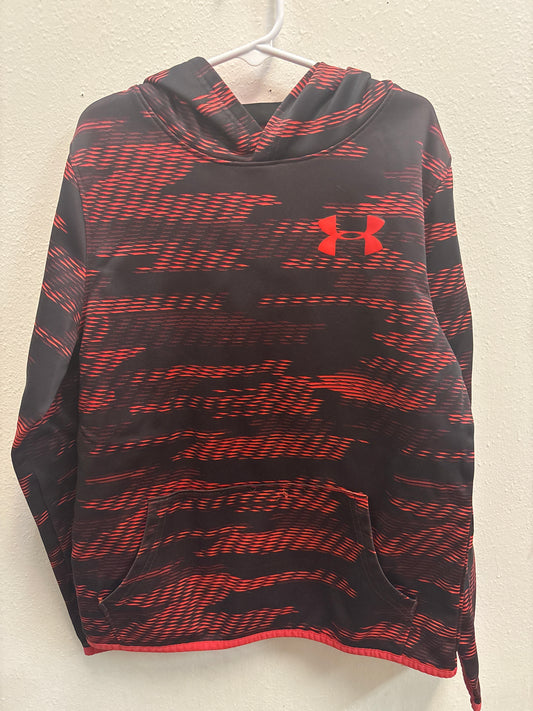 YMD Red Orange Black Under Armour Hoodie