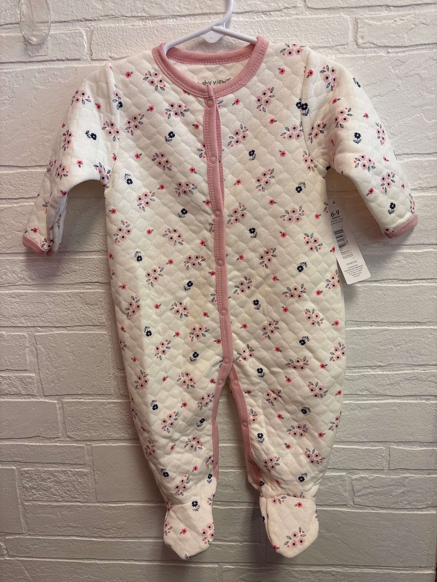 6-9m New Cream Quilted Sleeper