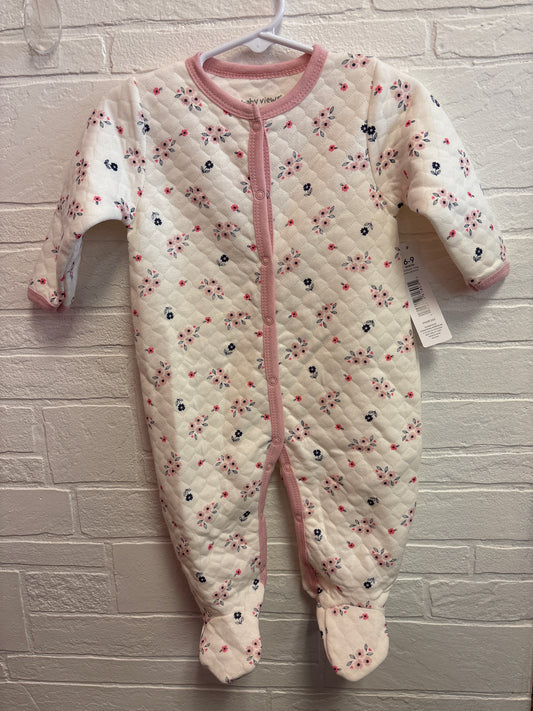 6-9m New Cream Quilted Sleeper