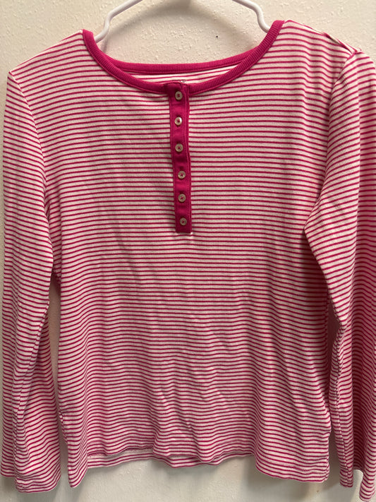 16 XL Vineyard Vines Pink Henley
