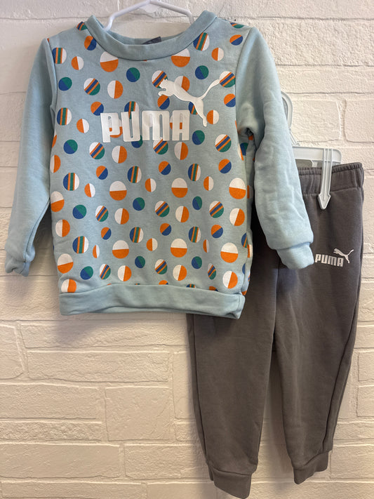 2t Puma Circle Crewneck Set