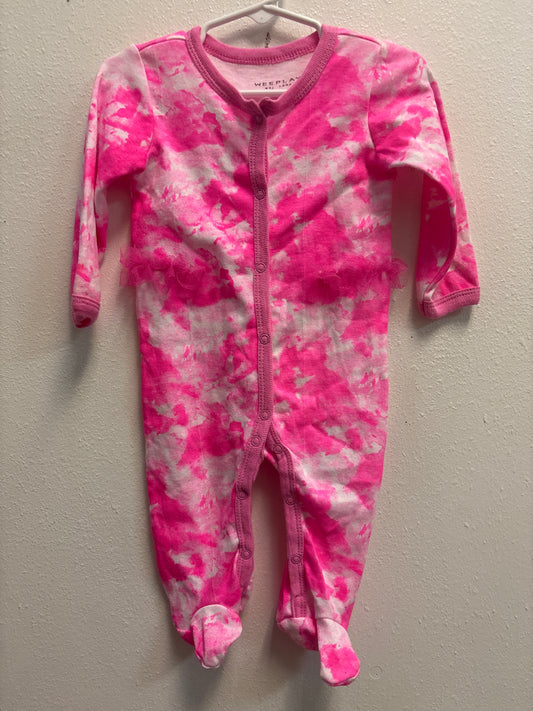 6-9m Hot Pink Pajama Romper
