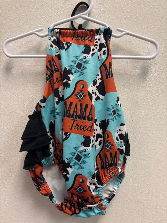 12-18m Mama Tried Bubble Romper