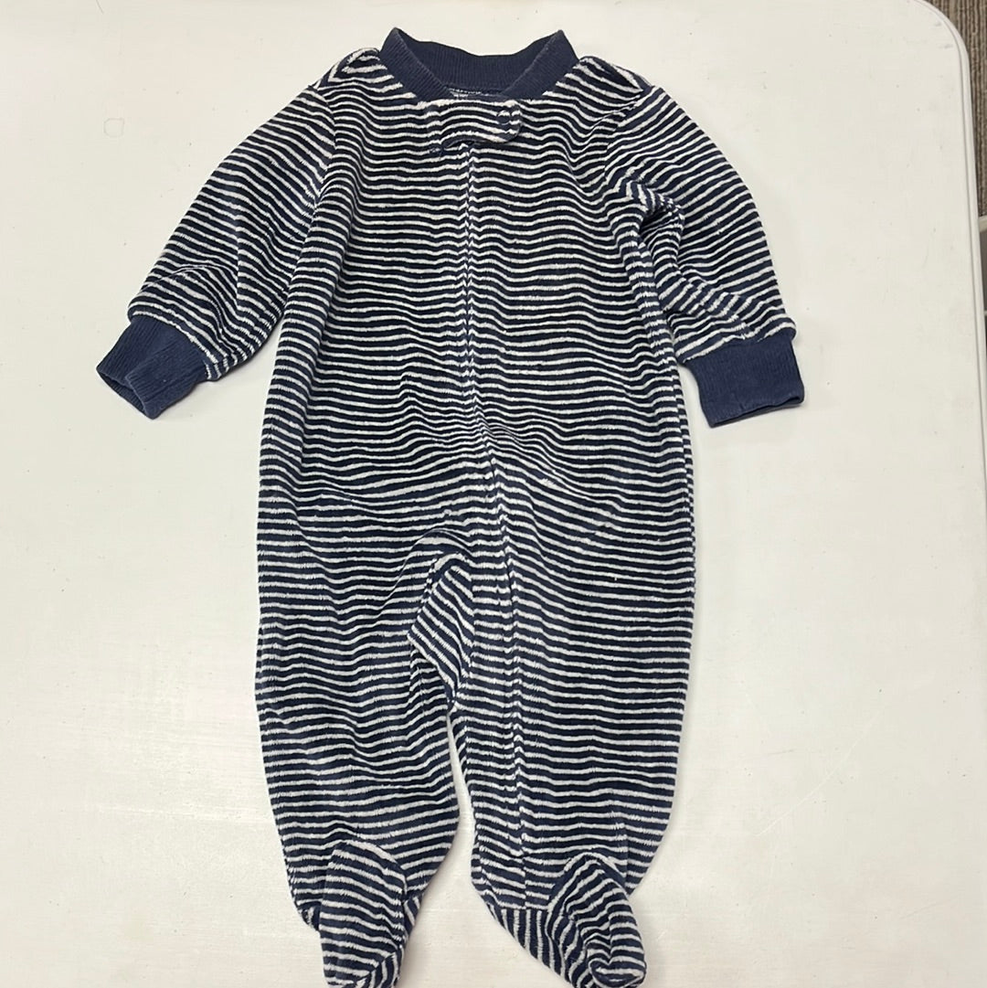 3m Blue Stripe Pajama Sleeper
